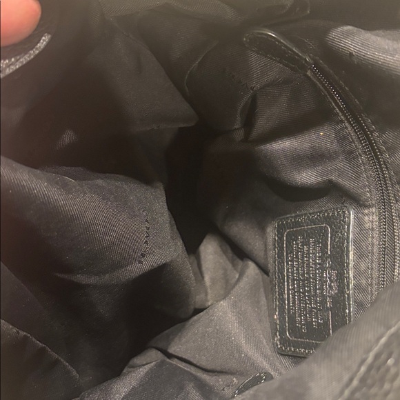 Coach Black Studded Shoulder Bag - Picture 9 of 9